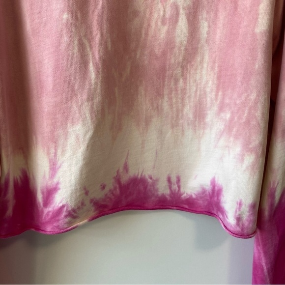 APPARIS Satya Wide Sleeve Tie Dye Sweater! Pink Sweatshirt Large - Picture 5 of 10